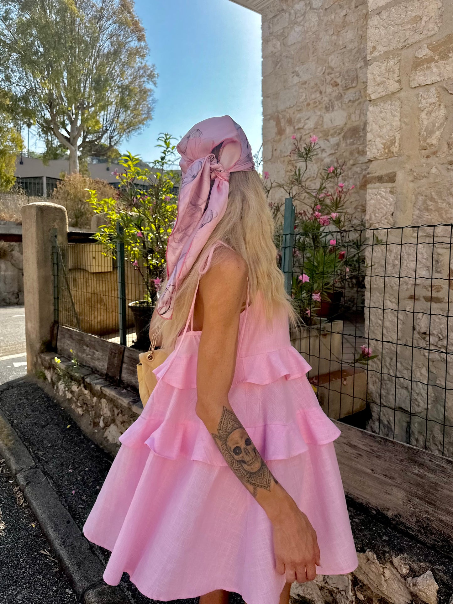 ROBE BABY DOLL PINK