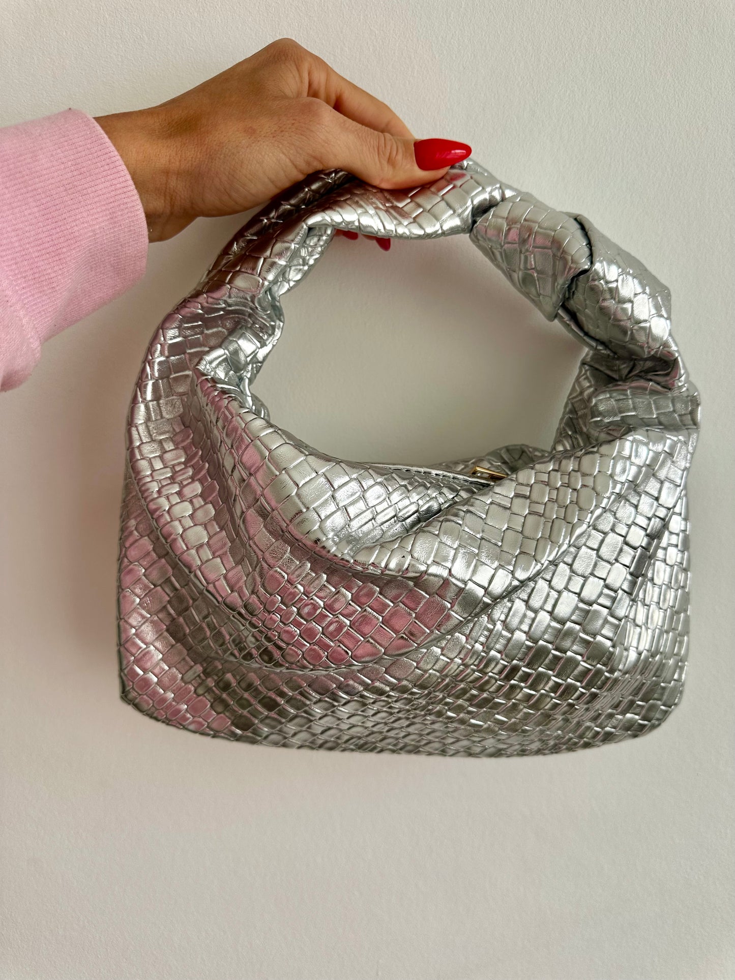 SAC HOBO ARGENT MINI