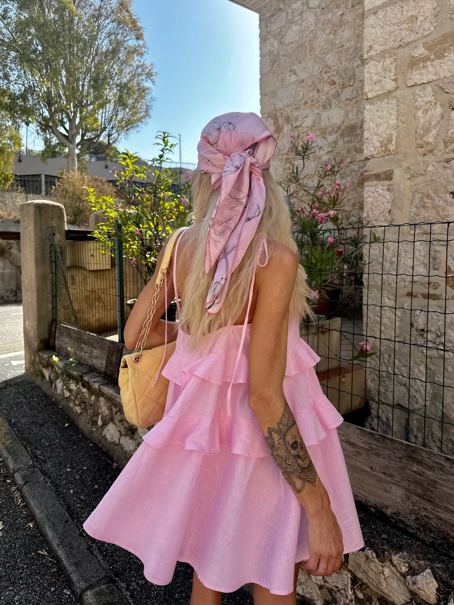 ROBE BABY DOLL PINK