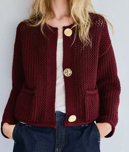 GILET BURGUNDY